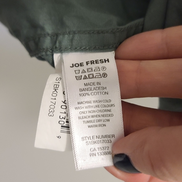 Green safari shirt, M 7-8 , Joe fresh kids - Picture 5 of 6